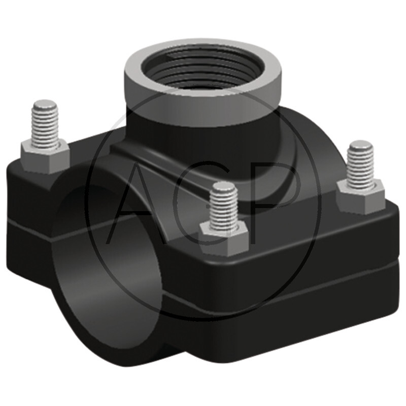 Svorka pro potrubí o průměru vnější trubky 110 mm, přípoj 3/4