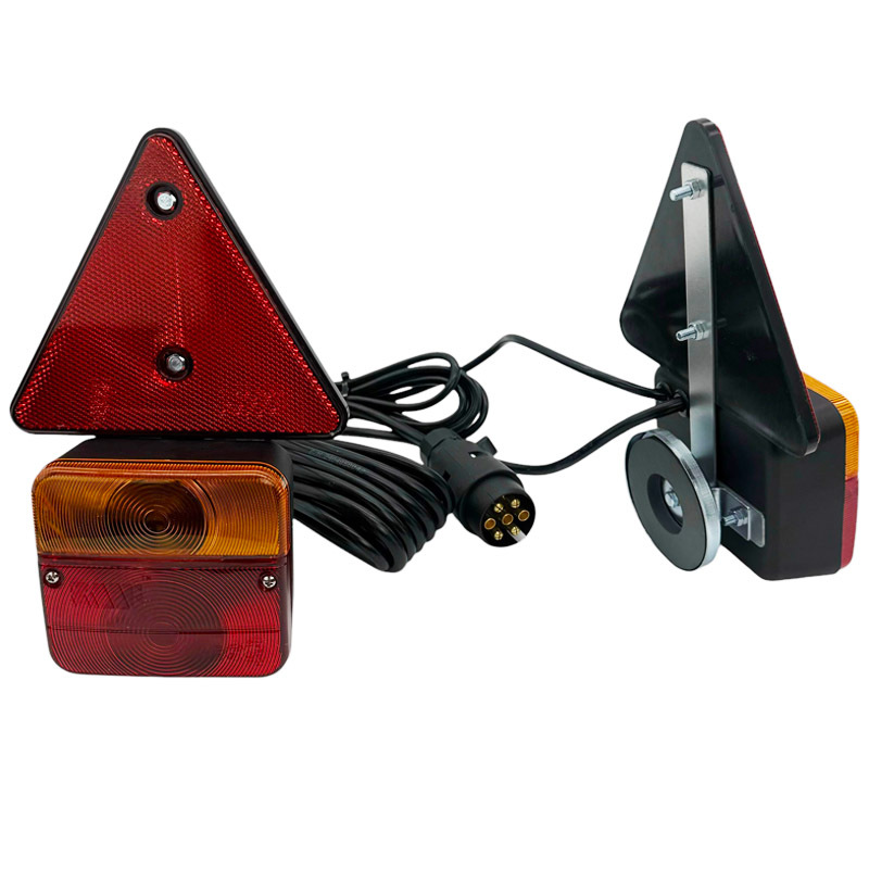 Zadní světla s magnetem pro přívěsy 12 V s kabelem o délce 7,5 m