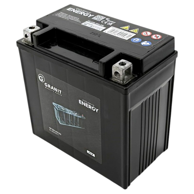AGM baterie 12 V kapacita 12Ah ENDURANCE ENERGY se startovacím proudem 200 A
