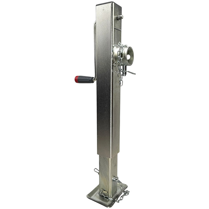 Opěrná noha s přírubou o nostnosti 3270 kg s 2 - rychlostním ovládáním a dvoufázovým zdvihem