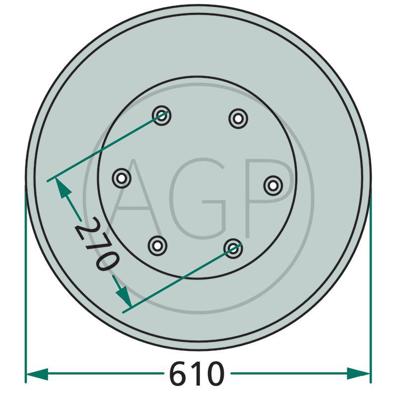 Kluzný talíř žacího stroje Pöttinger, Deutz-Fahr, na série KM, TM
