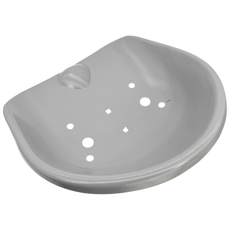 Anatomické plechové sedadlo určené pro starší modely traktorů s výškou opěradla 20 cm