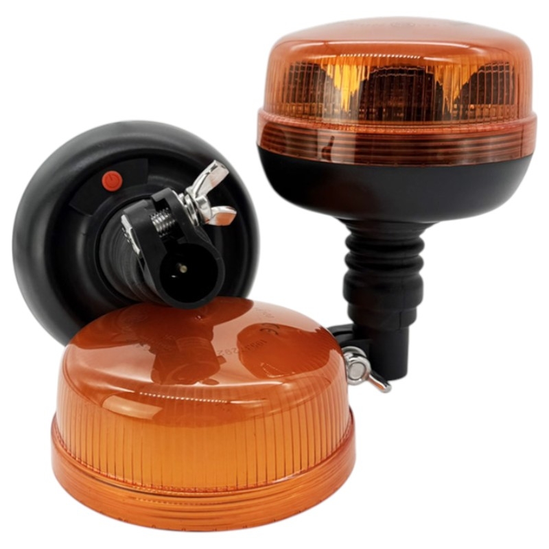 Sada 2 synchronizovatelných LED majáků 12/24 V pro nástrčnou trubku