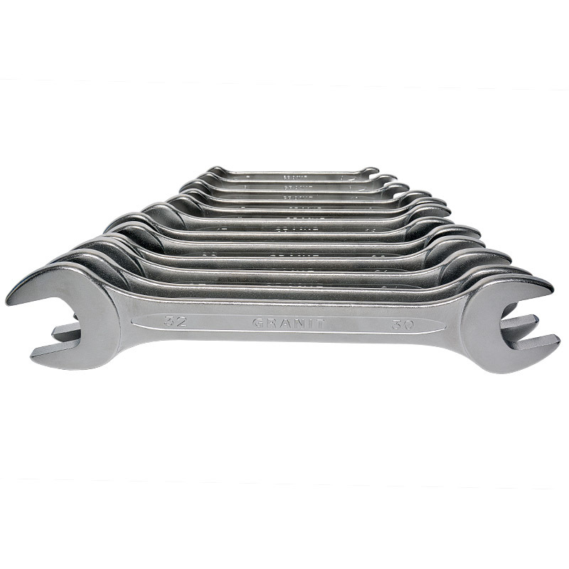 Sada dvojitě otevřených klíčů 12 ks v srolovatelném pouzdře