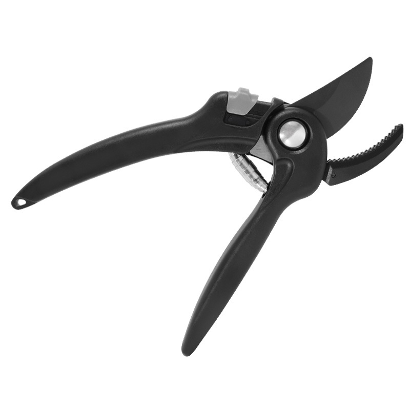 Zahradní nůžky se zoubky na větve do 22 mm Amboss BLACK EDITION délka 208 mm