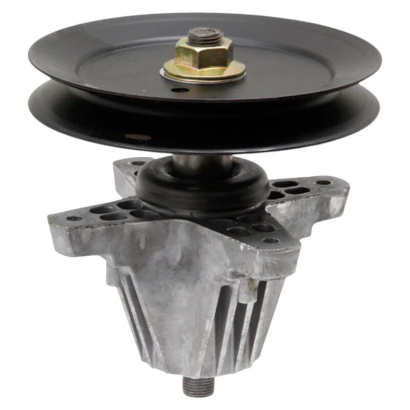 Vřeteno kompletní s řemenicí a maznicí o délce 155mm pro zahradní traktory MTD, Cub Cadet a Wolf