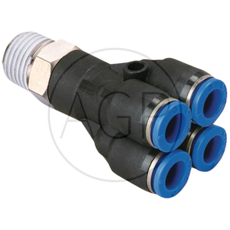 B-YEk2-4-1/8-KU Y-Šroubení