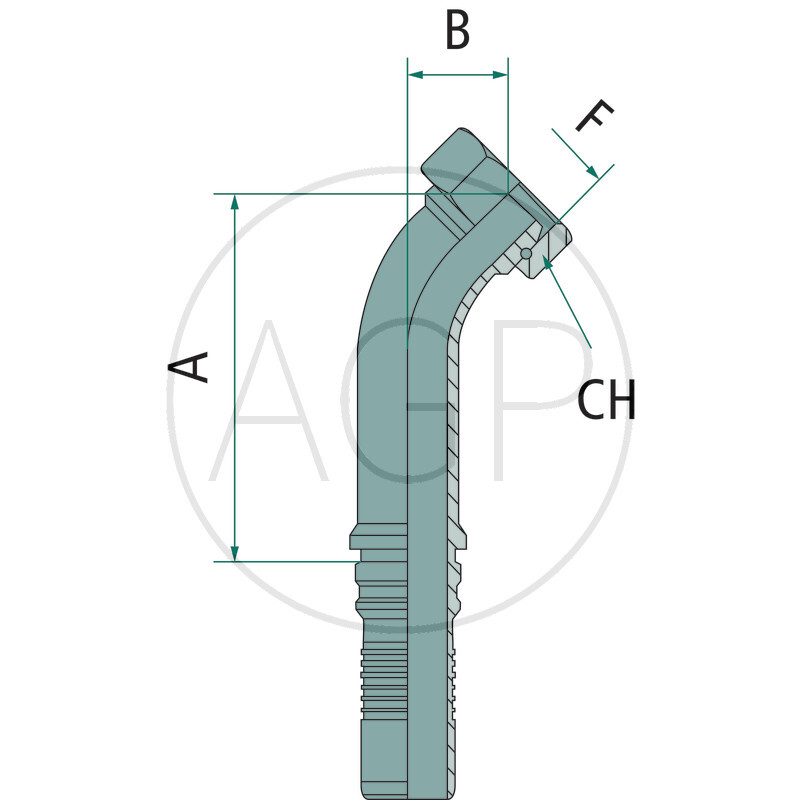 PN 38 DKOR 1 1/2 45° IL