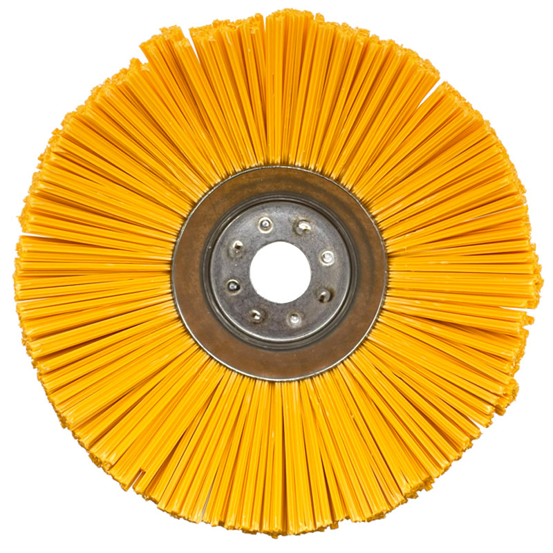 Plastový kartáč PBT na plevel pro křovinořez o vnějším průměru 180 mm a otvorem 25,4 mm