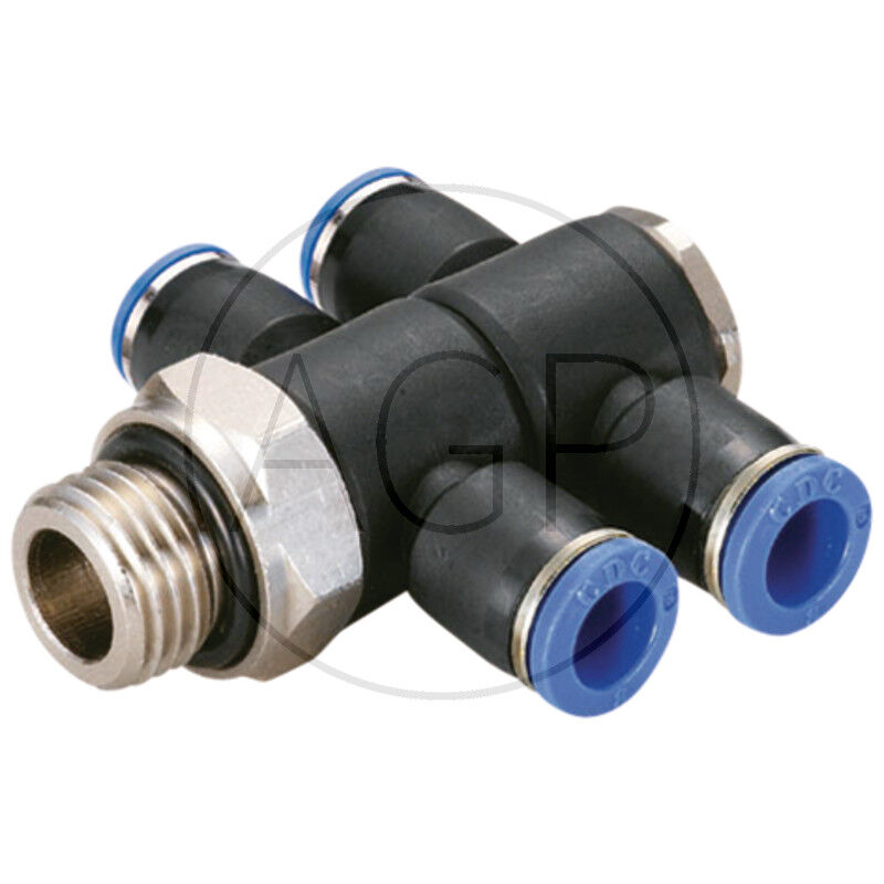 B-TVTEd2-4-1/8-KU T-rozdělovač-šroubení