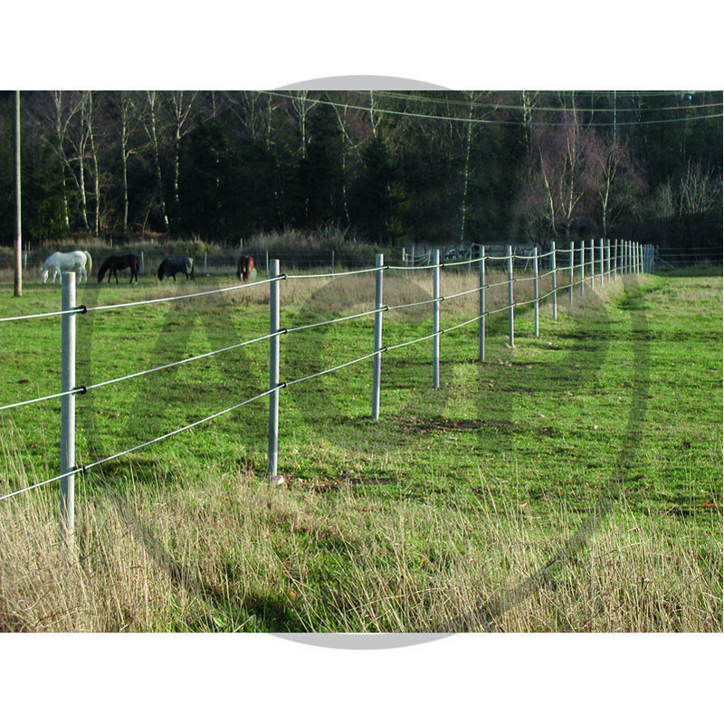 Kůl k elektrickému ohradníku z recyklovaného plastu o průměru 80 mm, délka 200 cm