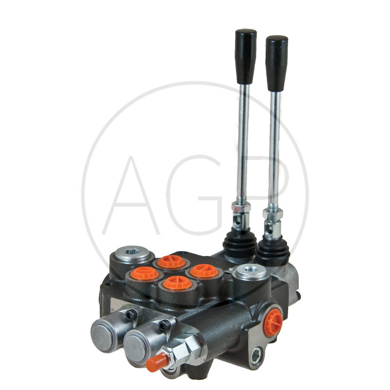 Ventil P80 2x dvoučínný (A-B uzavřený / zpětná pružina / převod tlakem)