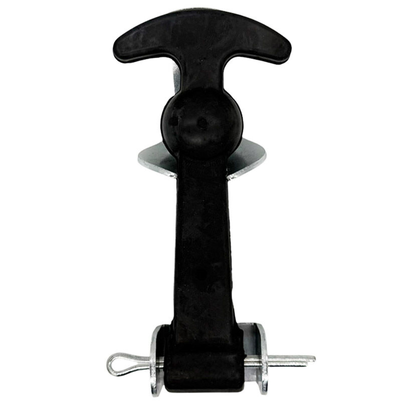 Gumový držák kapoty traktoru s držákem a protikuem k zajištění