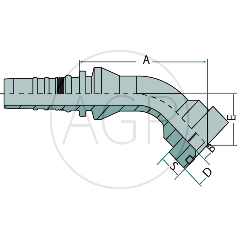 PN 25 SFS-CAT 1.1/4 45° IL