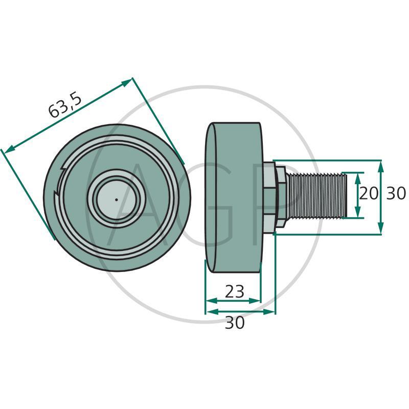 Váleček pístu pro New Holland