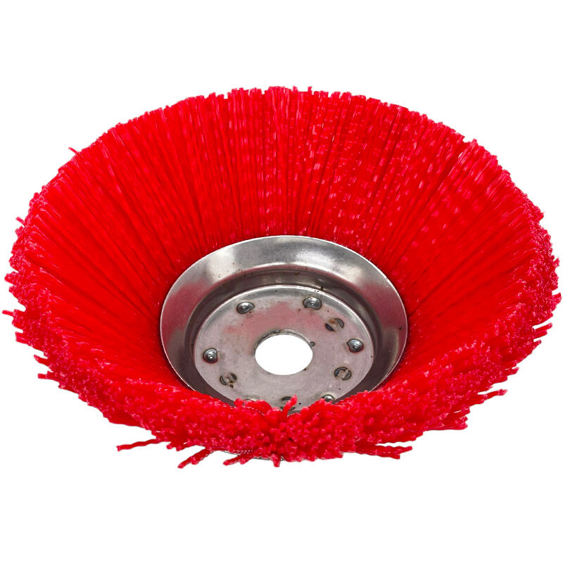 Plastový kartáč na plevel pro křovinořez o vnějším průměru 200 mm a otvorem 20 mm