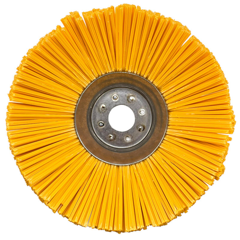 Plastový kartáč PBT na plevel pro křovinořez o vnějším průměru 210 mm a otvorem 25,4 mm