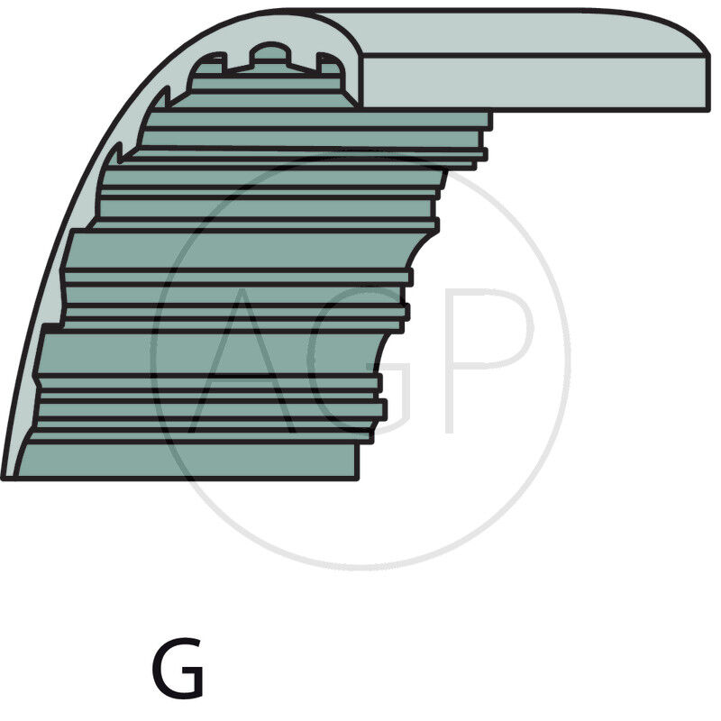 Klínový řemen AL-KO o rozměrech 15 x 270 La