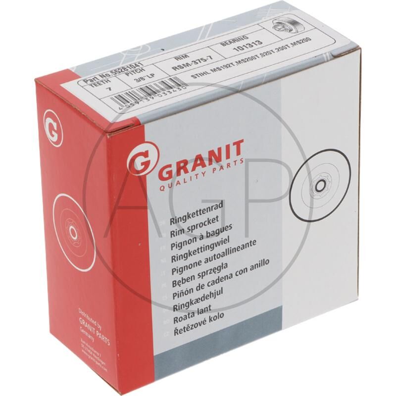 Řetězové kolo pro Stihl, rozteč řetězu 3/8 LoPro, počet zubů 7, na série 020, 200
