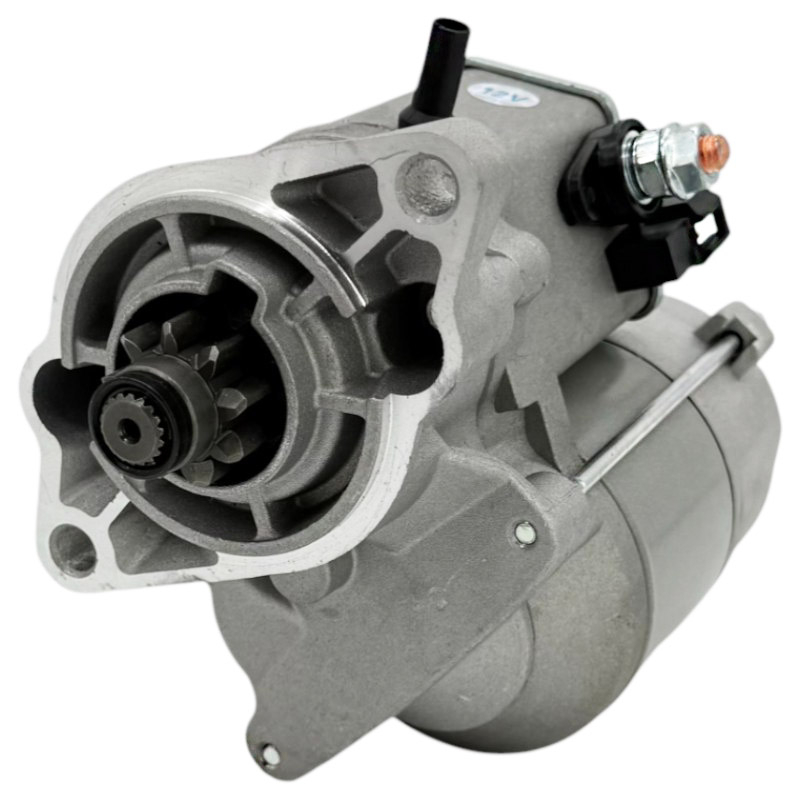 Startér pro motory Kubota 12 V a výkonu 1,4 kW s 9 zuby na pastorku pro Kubota 16611‑63013 / DSN2086