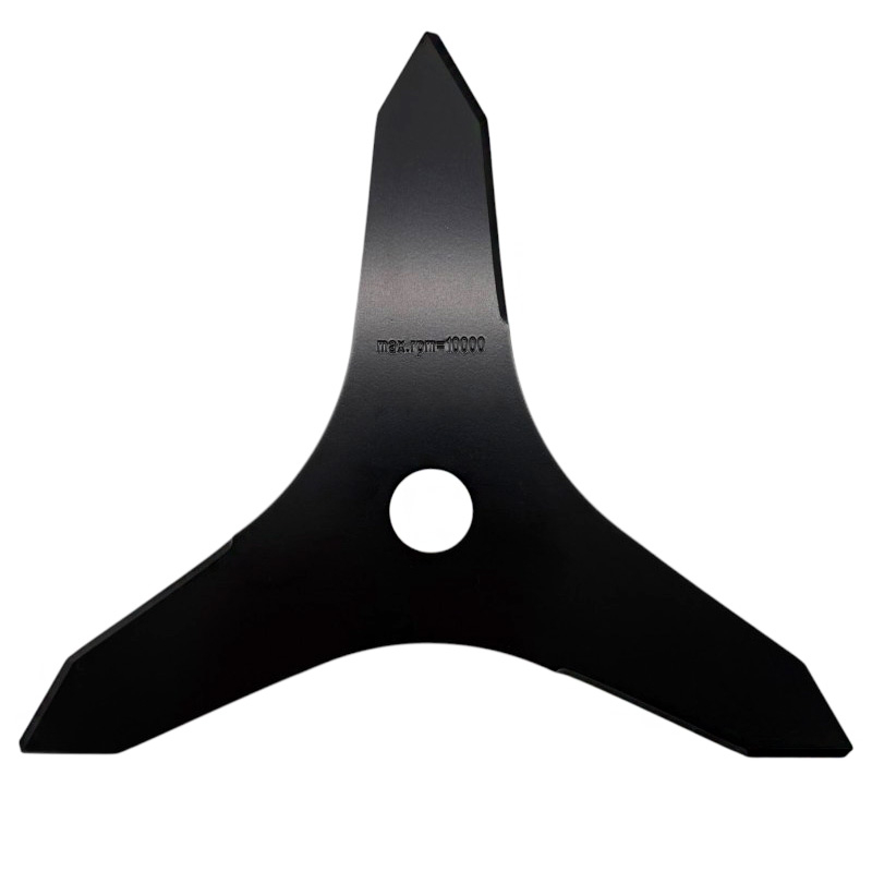 Nůž trojzubec do křovinořezu o šířce řezu 350 mm otvor 25,4 mm tloušťka 4 mm