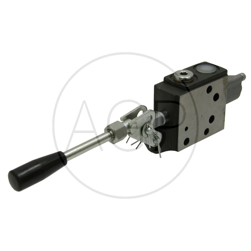 Přídavný hydraulický rozvaděč pro Case IH o rozměru 124 x 40 x 75 mm, připojovací závit M18 x 1,5