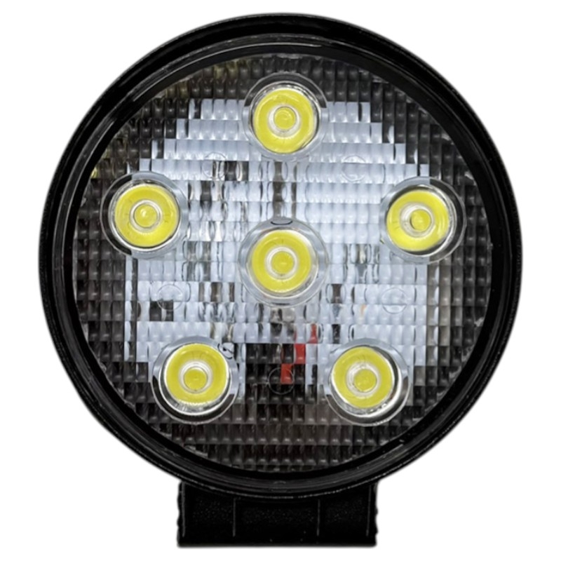 LED pracovní světlo kulaté 12 - 24V o výkonu 18 W a světelném toku 1100 lm