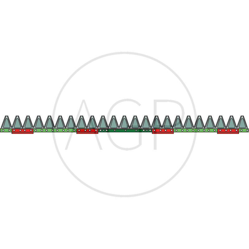 Nůž žací lišty ESM o délce 1020 mm s počtem 20 čepelí, FL 1+2 / 6+7