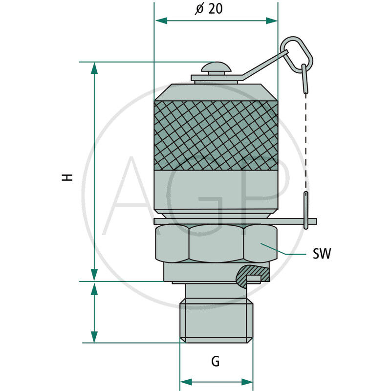 Měřicí spojka ME - 1/4 NPTF
