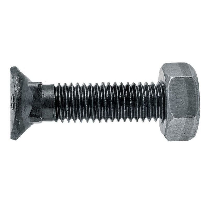 Planetový šroub s maticí M10 x 45 mm 8.8 vhodný pro brány s velkými pery