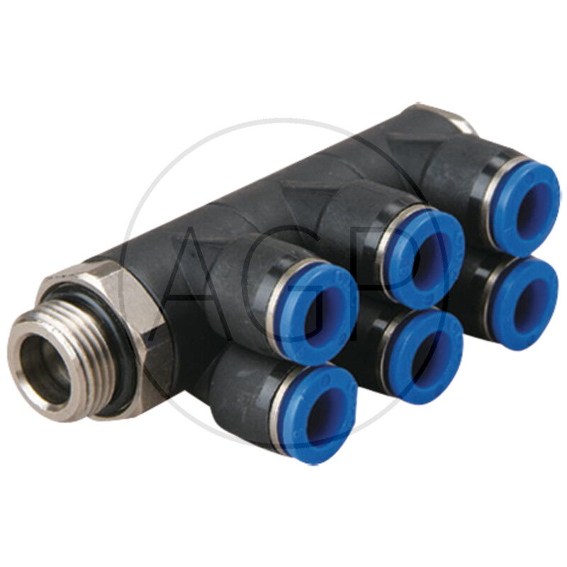 B-YVTEd3-8-3/8-KU Y-rozdělovač-šroubení