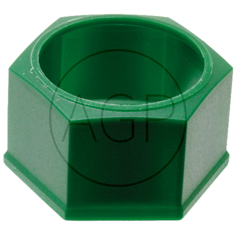 Krytka o vnitřním průměru 27 mm v zelené barvě