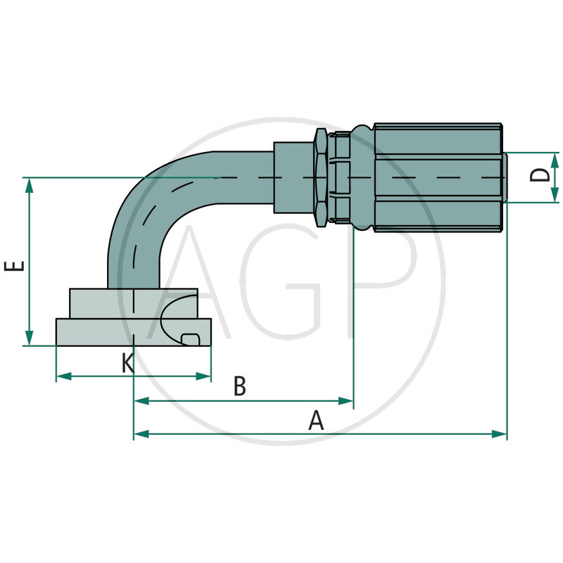 PNE 12 SFL 1/2 90° SL=58