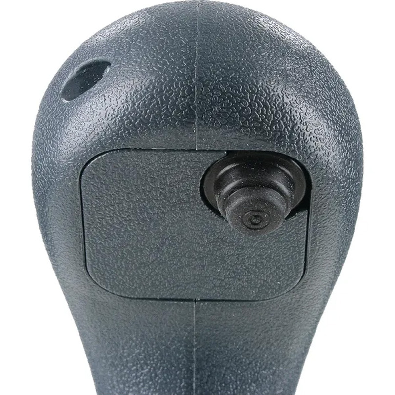 Joystick pro ovládání hydraulického rozvaděče pomocí lanovodů na kuličku s tlačítkem pro třetí funkci