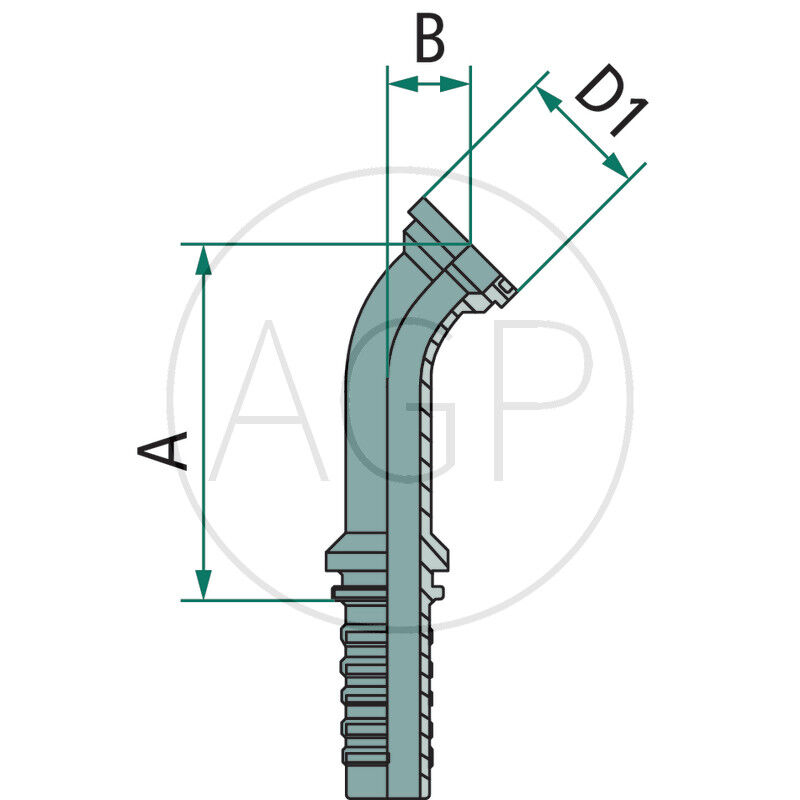 PN 20 SFL 3/4 45° DS