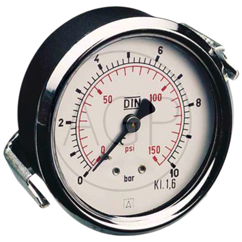M-DH-63-0/4-1/4-St-bar/psi D=63mm Zadní přípoj