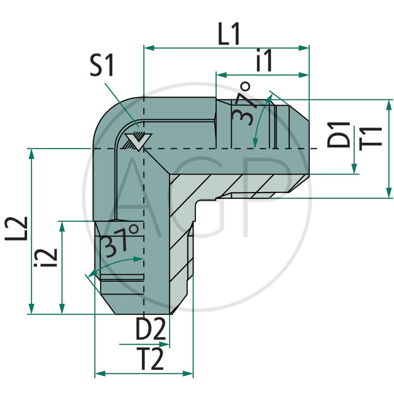 WA-AGJ 1.7/8 90° VA