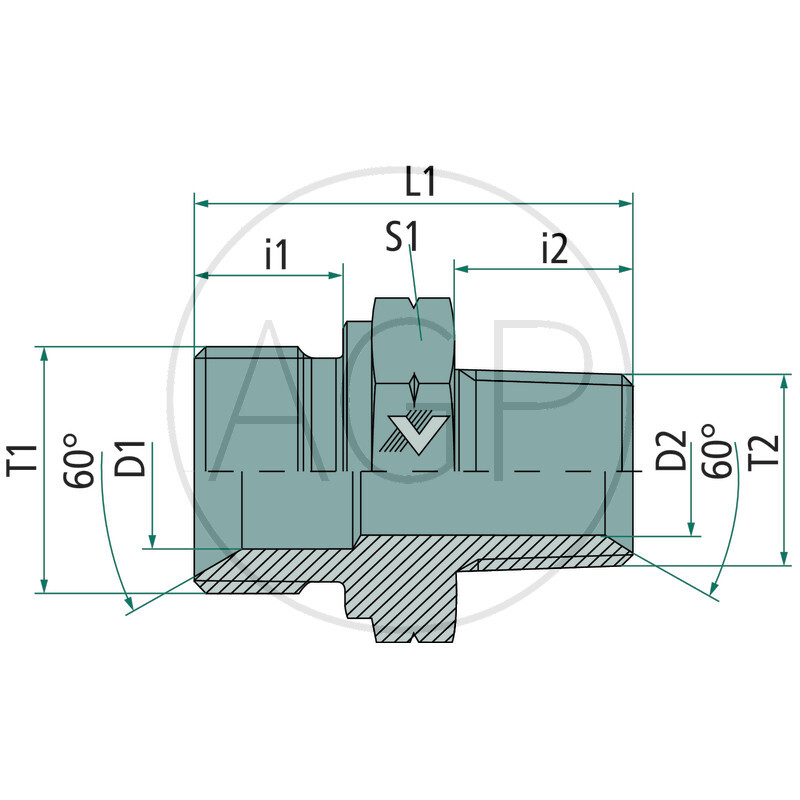 GA-AGR 3/8 - AGN 1/4 VA