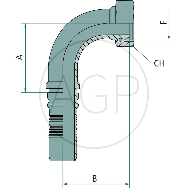 PN 38 DKOR 1 1/2 90° IL