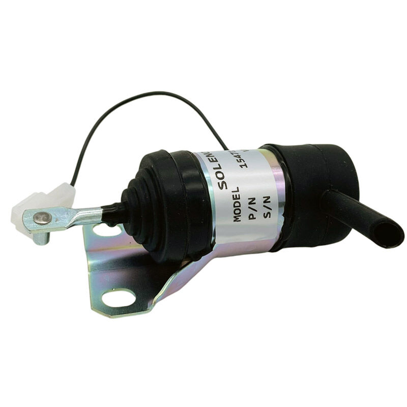 Odstavný magnet neboli solenoid motoru pro stroje Kubota, Wacker Neuson a Schäffer