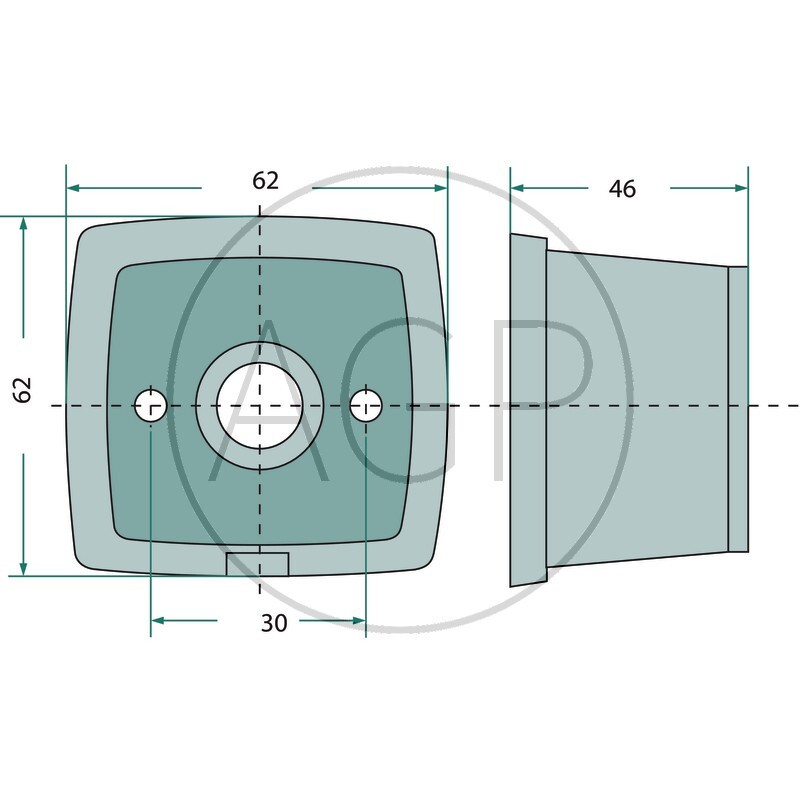 ASPÖCK bílé obrysové světlo levé a pravé