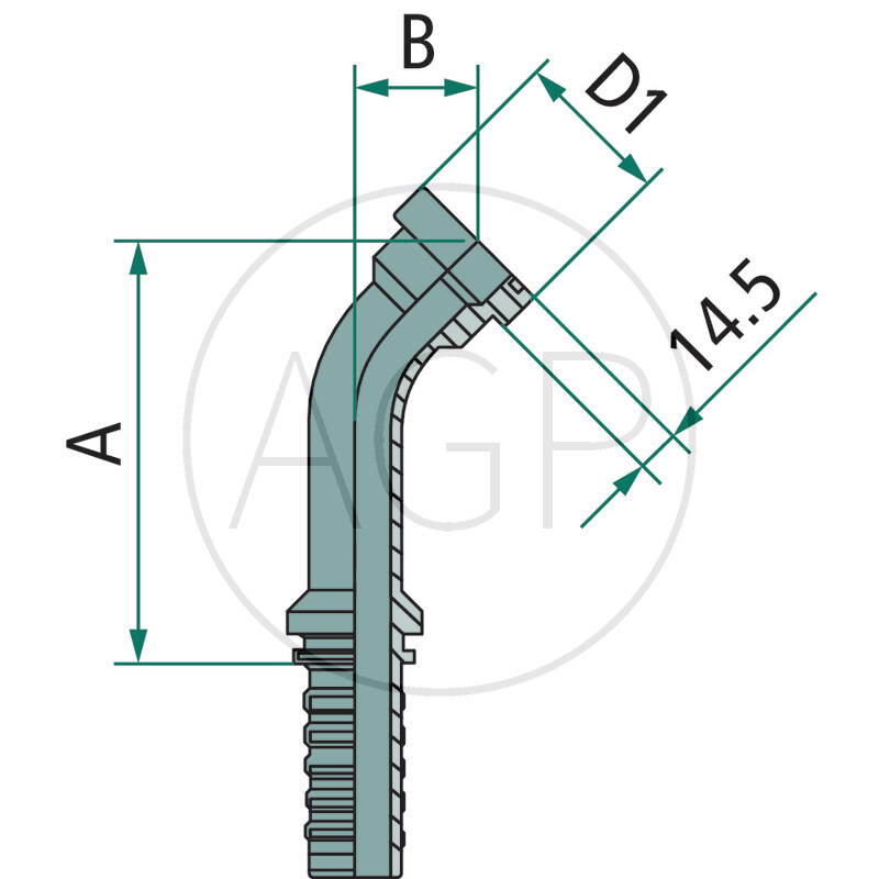 PN 50 SFS-CAT 2 45° DS