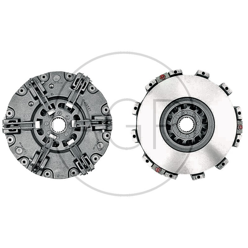 Dvojitá spojka převodovky DuT 295 organic pro traktory Case IH