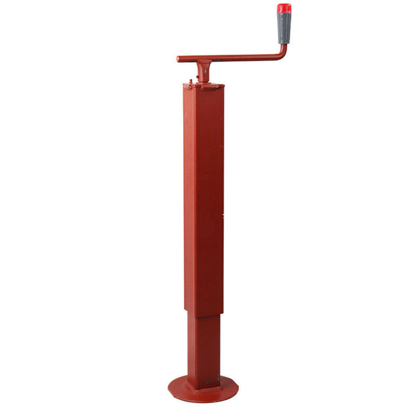 Opěrná noha na oje přívěsu o nosnosti 1000 kg s horní klikou