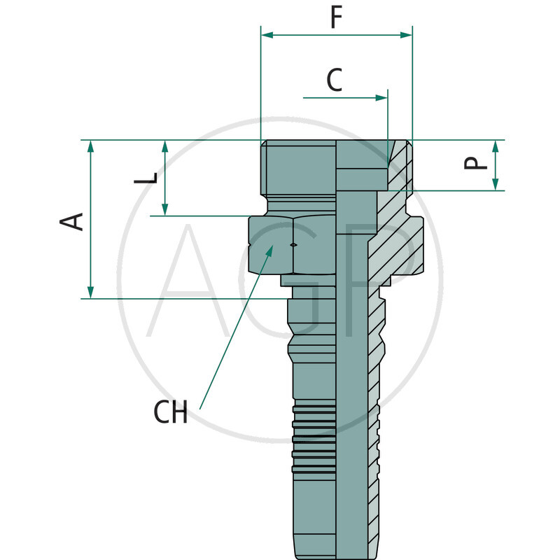 PN 32 AGS M52x2 IL (38S)