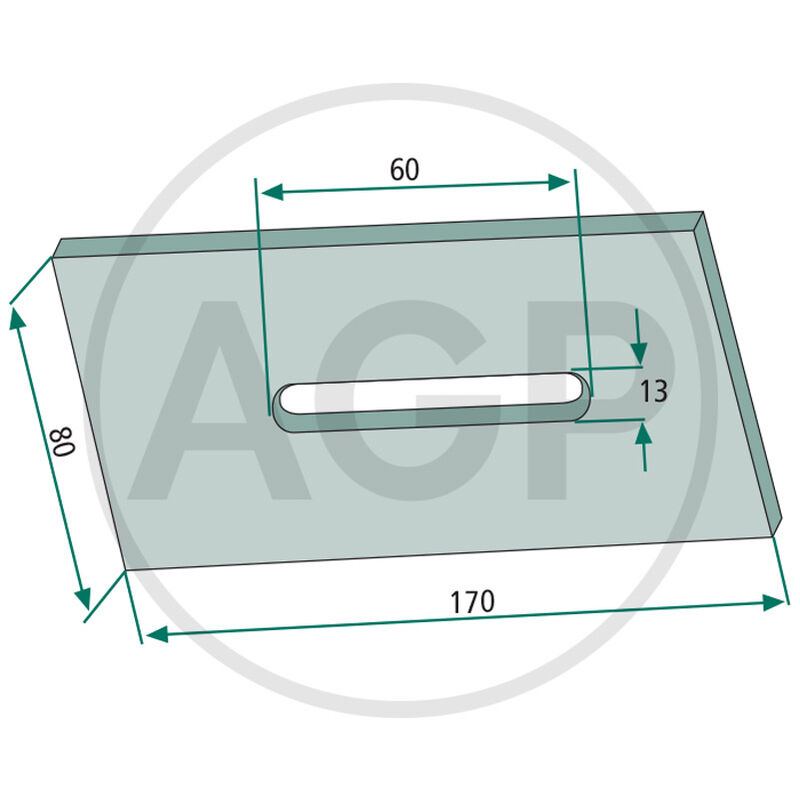 Stěrka plechová vhodná pro Packer válce Pöttinger