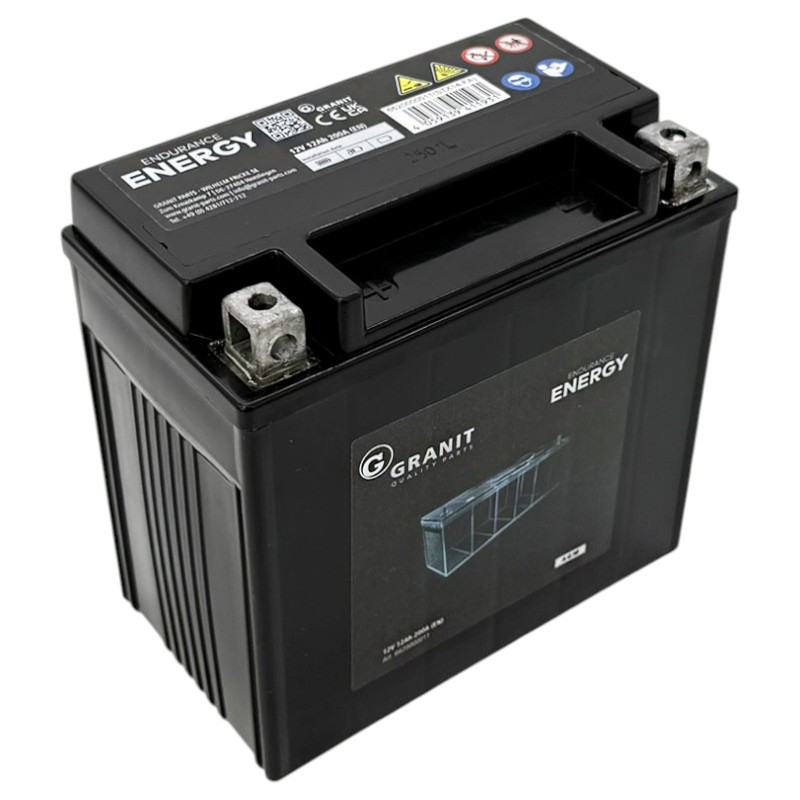 AGM baterie 12 V kapacita 12Ah ENDURANCE ENERGY se startovacím proudem 200 A