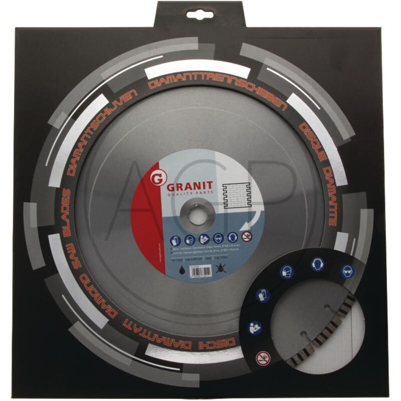 Diamantový řezný kotouč o vnějším průměru 400 mm pro benzínové rozbrušovačky