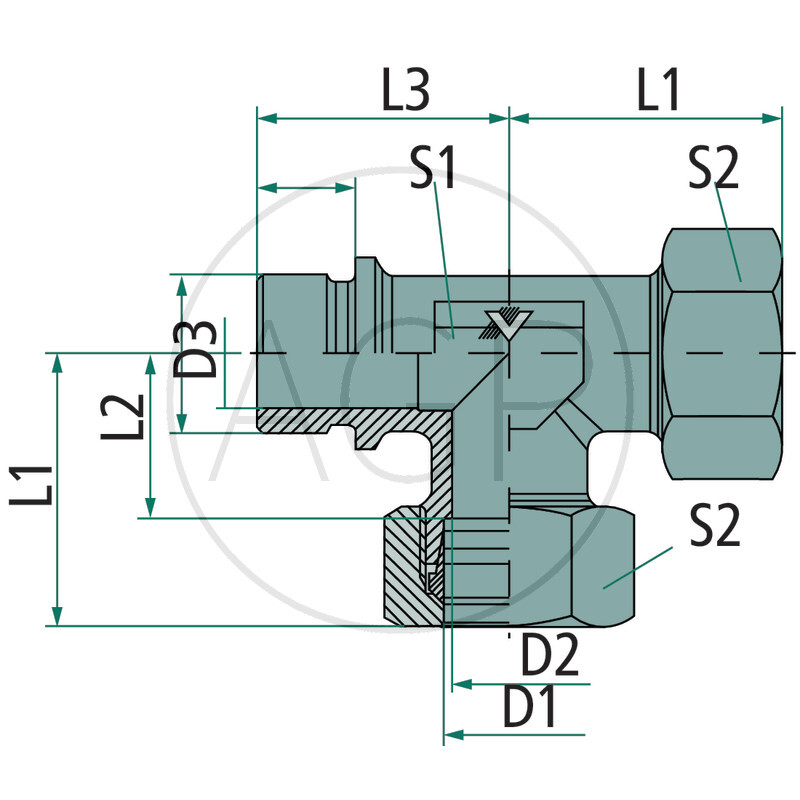 LEV 22 L- M 26x1,5 VA