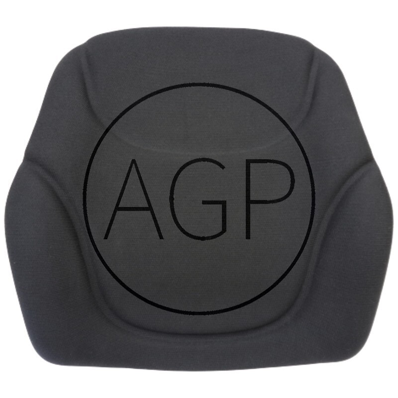 Látkový černý zádový polštář